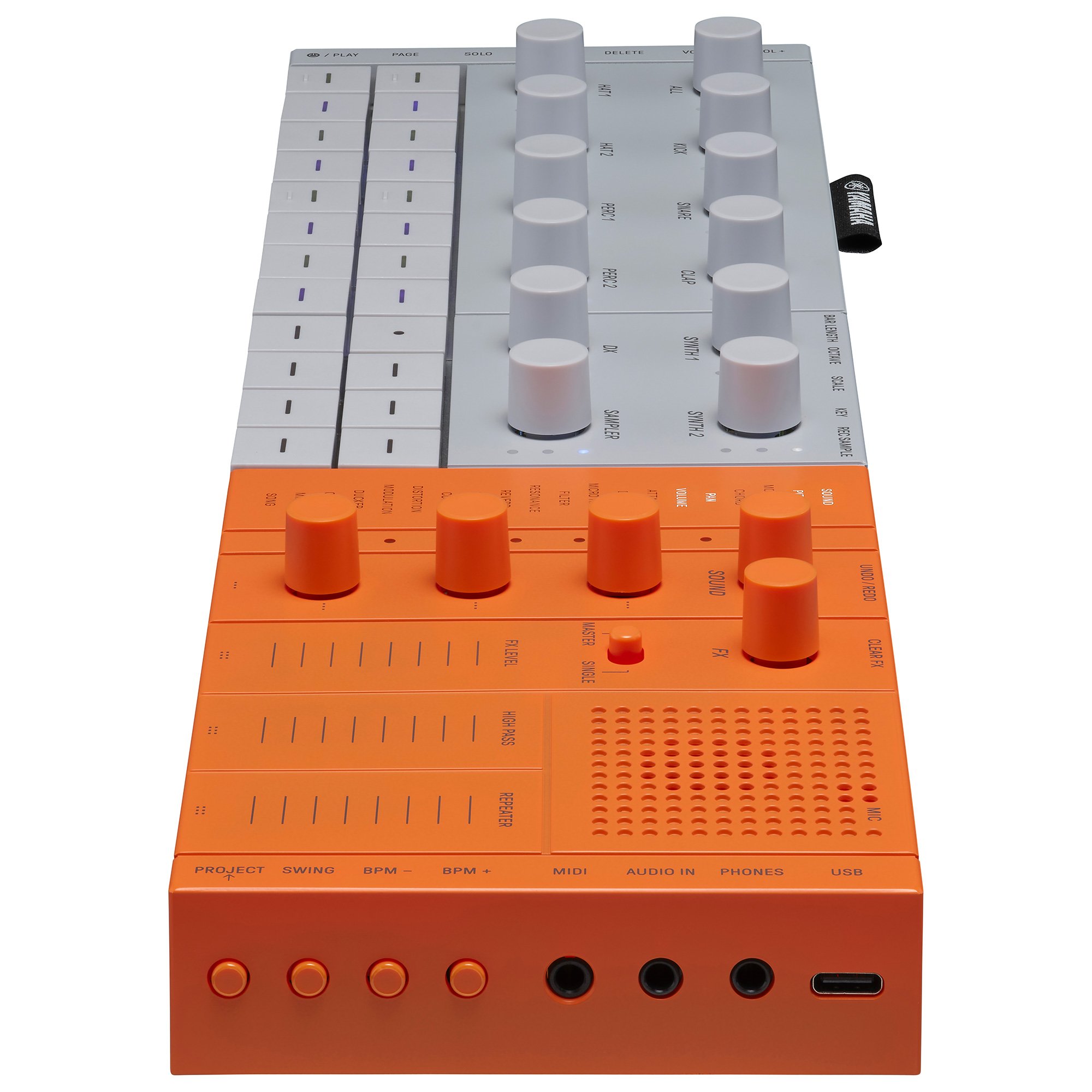 デパート 送料無料 Production Music SEQTRAK Yamaha Studio Synthesizer - Orange DTM・DAW